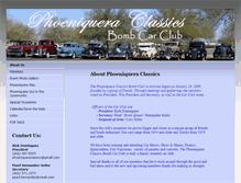 Tablet Screenshot of phoeniqueraclassics.com